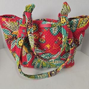Vera Bradley Bold Tropical Floral Quilted Bag